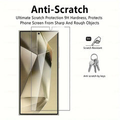 High Strength Glossy Tempered Glass Screen Protector for Samsung Galaxy S24