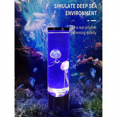 Fantasy Jellyfish Water Tank Aquarium LED Table Lamp