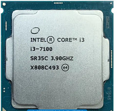 Intel Core 7th generation I3 7100 No box No Cooler