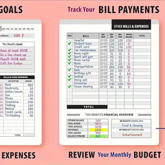 48 Month Bill Payment and Budget Tracking Planner