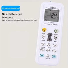 Universal Replacement K-1028E Air Conditioner Remote Control