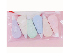 Multicolor 6 Piece Correction Tape Set