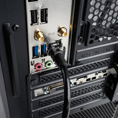 Gizzu Cat6 UTP Fly Lead Ethernet Network Cable 20m – Black