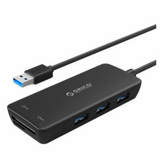Orico 3 Port USB3.0 Hub With TF and SD Card Reader – Black