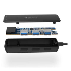 Orico 3 Port USB3.0 Hub With TF and SD Card Reader – Black