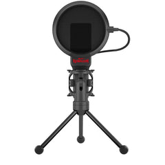 Redragon SEYFERT 3.5mm Aux Gaming Mic and Tripod - Black
