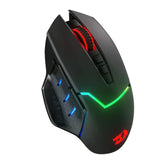 REDRAGON Mirage Pro 8000DPI RGB Wireless Gaming Mouse – Black