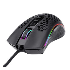 REDRAGON STORM 12400DPI 7 Buttons| Ergonomic Design |P3327 Optical Sensor | Lightweight Body | RGB Backlit gaming Mouse – Black