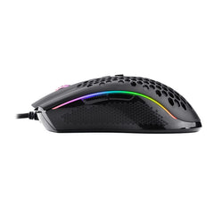REDRAGON STORM 12400DPI 7 Buttons| Ergonomic Design |P3327 Optical Sensor | Lightweight Body | RGB Backlit gaming Mouse – Black