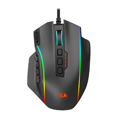 Redragon Perdiction 4 12400DPI MMO Ergo RGB Gaming Mouse – Black