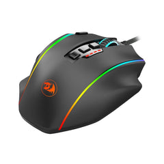 Redragon Perdiction 4 12400DPI MMO Ergo RGB Gaming Mouse – Black