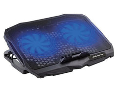 Volkano Glacier series upright notebook cooling stand with dual fans