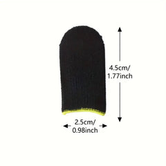 Gaming Finger Sleeves Yellow Edge
