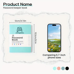 Password Keeper Book with Alphabetical Tabs A6