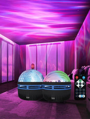 LED Starry Sky Projection Light Mini Remote Control Projector USB Plug-in Colorful Atmosphere Small Night Light