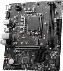 MSI PRO H610M - E DDR4 Intel H610 Alder Lake LGA 1700 Micro - ATX Desktop Motherboard