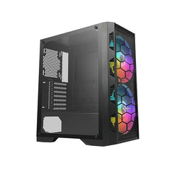 Raidmax X616 ARGB Tempered Glass Gaming Chassis - Black