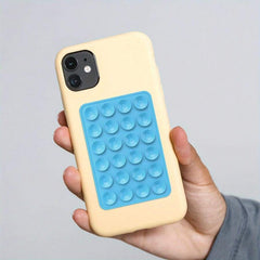 Suction Phone Case Adhesive Mount Silicone Anti - Slip Hands - Free Mobile Phone Accessory Compatible With IPhone And Cellphone Cases For Selfies And Videos