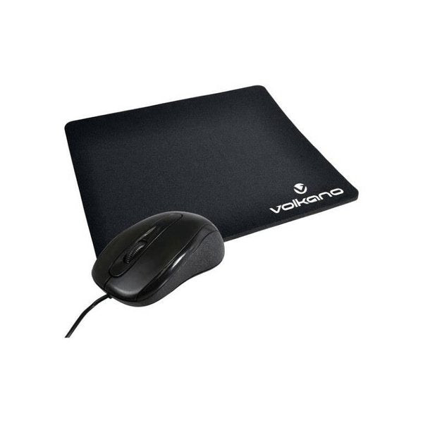 Volkano Slick Series Wired Mouse and Mousepad Combo - OpenBox