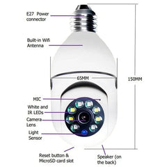 1080P 360° Auto-Rotate Wireless Smart Camera