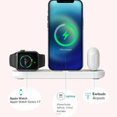 15W 3 In 1 Wireless Charger Compatible With Apple