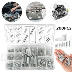 200pc Pack of Assorted Galvanized Springs
