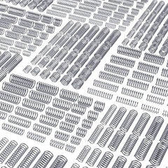 200pc Pack of Assorted Galvanized Springs