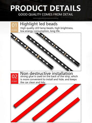 4 In 1 LED Car Atmosphere Light