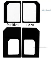 4 IN 1 Nano Micro Sim Card Adaptor Converter Kit