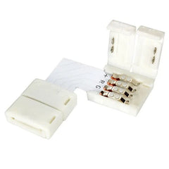 4-Pin 10mm L Shape 90 Degree Corner Connectors for RGB LED Strip