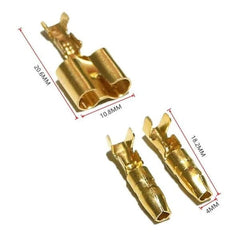 4mm Male + Female Terminal Wire Connector