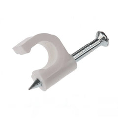 Cable Clips Round 8mm Pack of 100