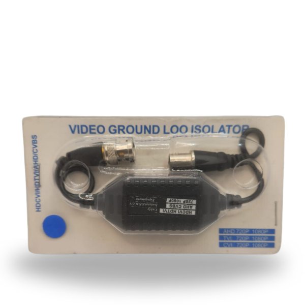Coaxial Video Ground Loop Isolator Balun BNC Male to Female