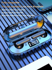 Digital Display Wireless Bluetooth Earphone