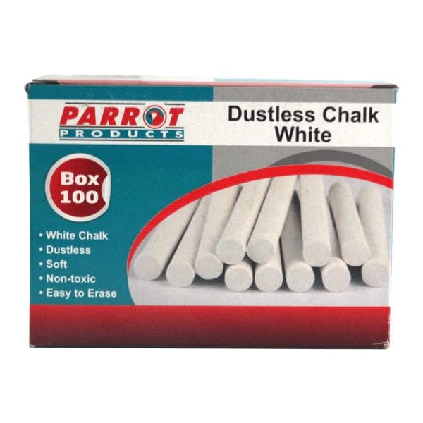 Dustless Chalk White 100-pack