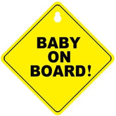 Graphic Safety Sign Car Window Sticker