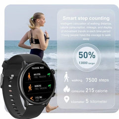Heart Rate Monitoring Round Smart Watch