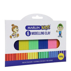 Marlin Kids Modelling Clay – 6 Colors