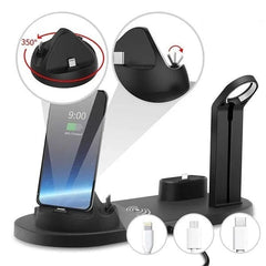 Multifunction Rotatable Docking Station 3 in 1 For Android