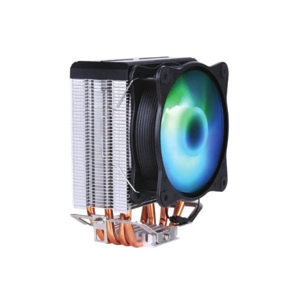 PCBuilder Zephyr Chill 120MM ARGB AIR CPU Cooler - Black