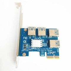 PCIe 1 to 4 PCI-Express 16X Slots Riser Card