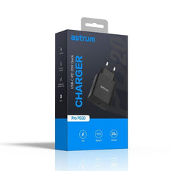 Pro PD20 USB-C PD20W Travel Wall Charger – Black