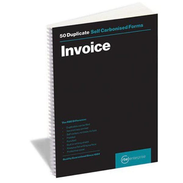 RBE Duplicate A5 Tax Invoice 50 page