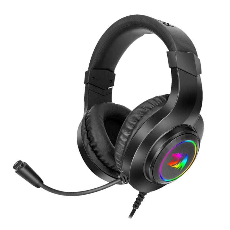 REDRAGON Over-Ear HYLAS Aux (Mic and Headset)|USB (Power Only) RGB Gaming Headset - Black durban-umhlanga Geekware-tech