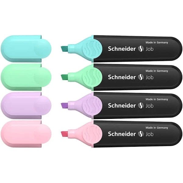 Schneider Job Pastel Highlighter Wallet of 6