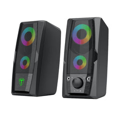 T-Dagger T-TGS550 MATRIX 2 x 3W|3.5mm|USB|RGB Speakers - Black