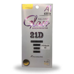 Tempered Glass - Full Cover 21D Screen Protector - Black