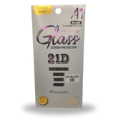 Tempered Glass - Full Cover 21D Screen Protector - Black