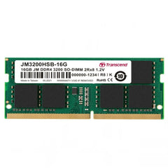 Transcend Jet Memory 16GB DDR4-3200 Notebook SO-DIMM 1Rx8 CL22
