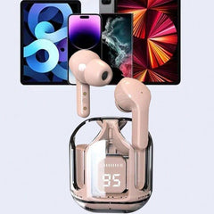 Transparent Touch Control Low Latency TWS Wireless Earphones